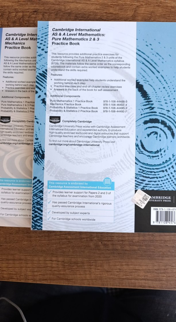 Cambridge AS & A Level Matematik Çalışma Kitapları - Görsel 5