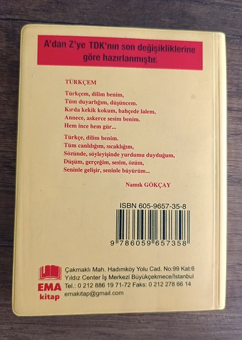 Türkçe Sözlük - EMA Kitap - Görsel 4