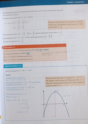 Cambridge Pure Mathematics 1 Ders Kitabı - Görsel 5