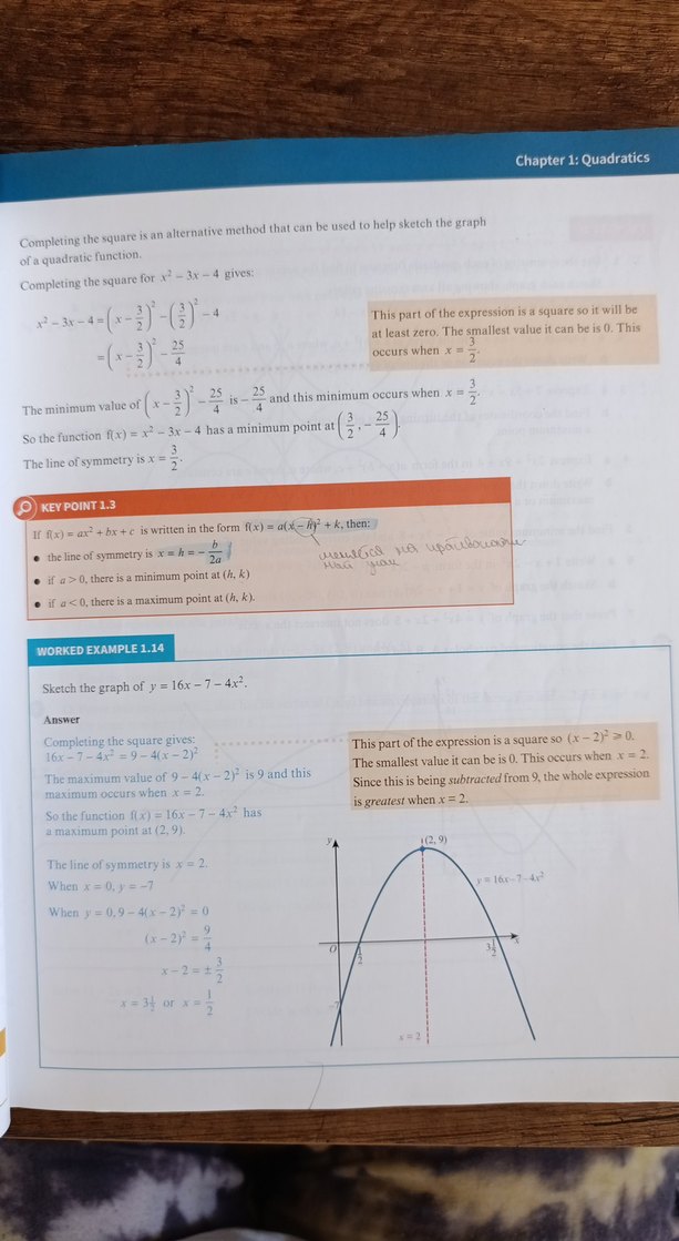 Cambridge Pure Mathematics 1 Ders Kitabı - Görsel 5