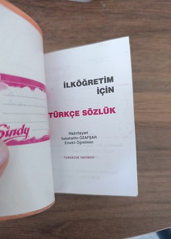 İlköğretim İçin Türkçe Sözlük - Görsel 2