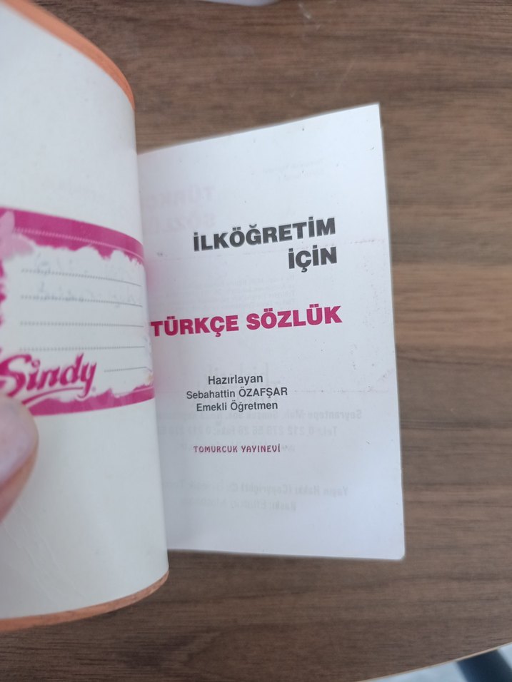 İlköğretim İçin Türkçe Sözlük - Görsel 2