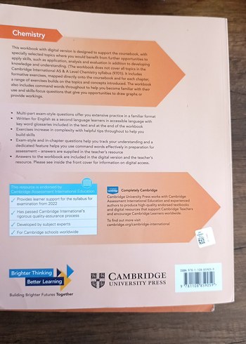 1-CHEMİSTRY WORKBOOK+ 2-CHEMİSTRY COURSE BOOK. 1-2 KİTAP - Görsel 7