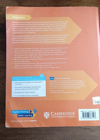 1-CHEMİSTRY WORKBOOK+ 2-CHEMİSTRY COURSE BOOK. 1-2 KİTAP - Görsel 13