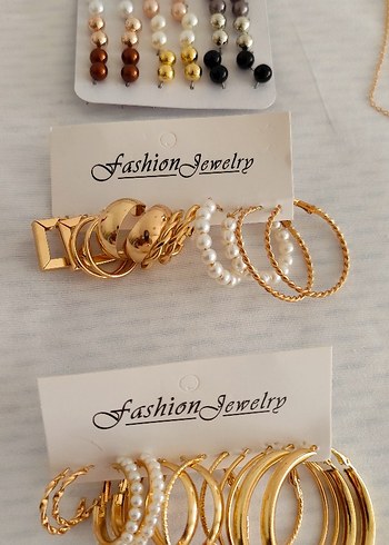 Boncuklu Mini Bohem Tarz Küpeler - Görsel 2