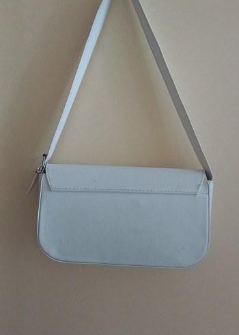 Diğer Minimalist Beyaz Süet Kadın Çanta