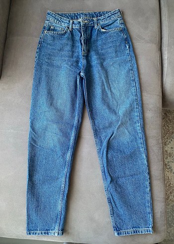 Trendyolmilla Mavi Yüksek Bel Mom Jeans