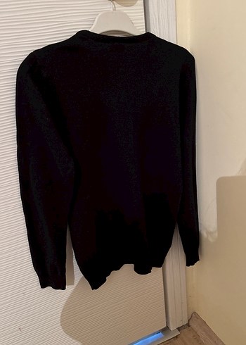 Siyah Erkek Çocuk İnce Kazak - Görsel 2