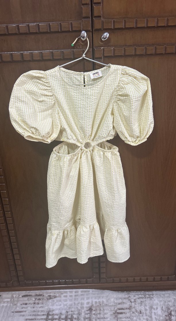 Koton Kız Çocuk 7-8 yaş balon kollu elbise hiç kullanılmadı - Görsel 3