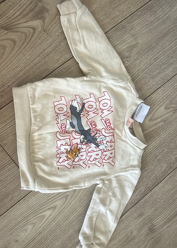 Erkek bebek Tom ve Jerry Sweatshirt