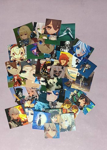 Genshin Impact Sticker Seti