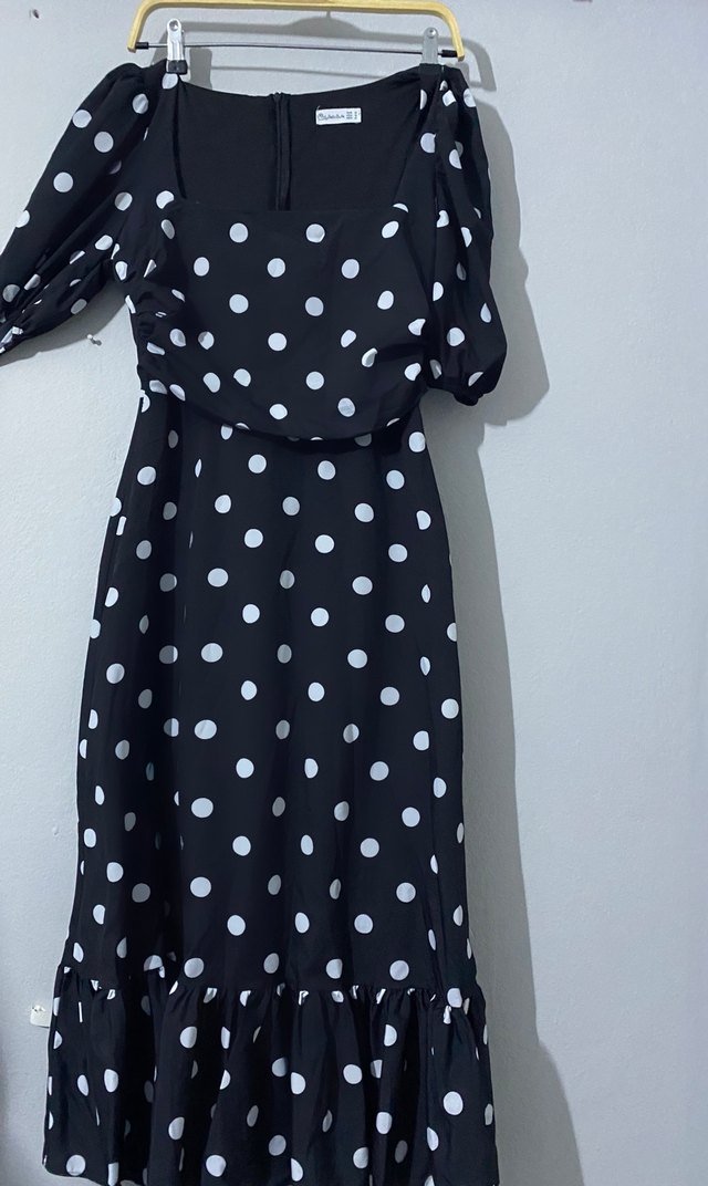 Siyah Günlük Elbise - Görsel 2