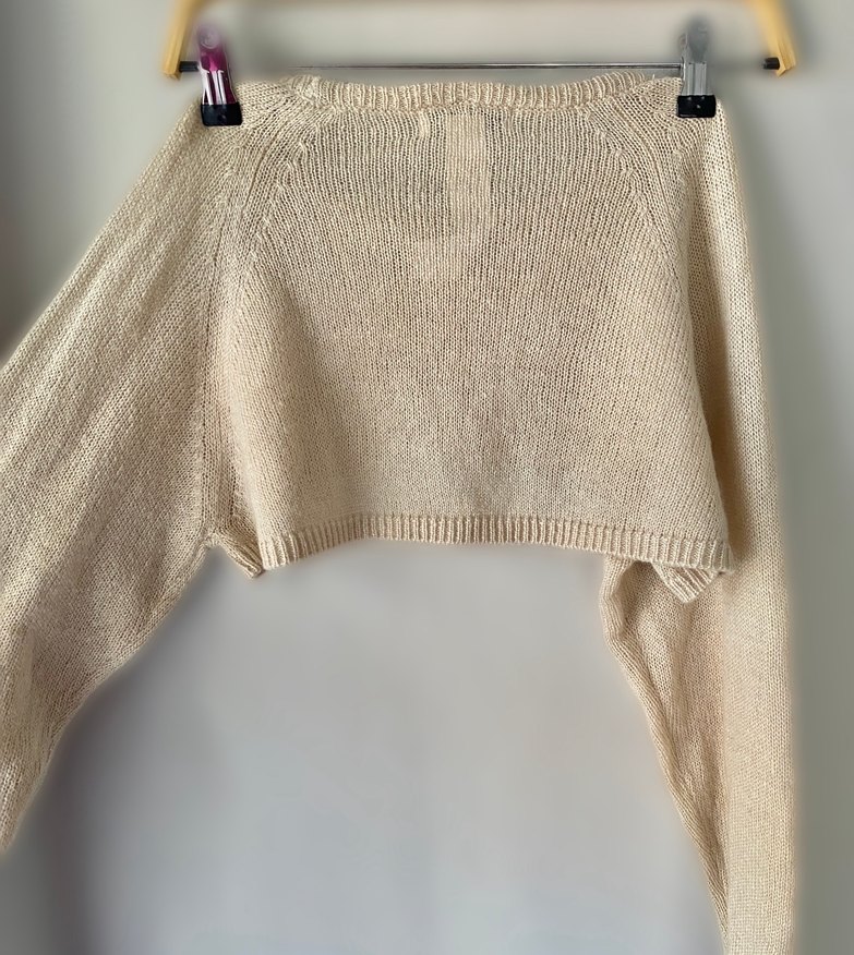 Bej Kadın yarım Basic Kazak - Görsel 2