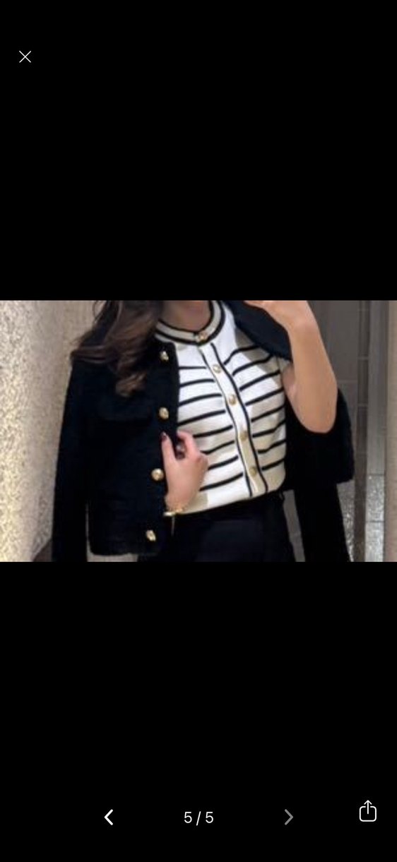 Beymen Club Çizgili Kısa Kollu Hırka - Görsel 3