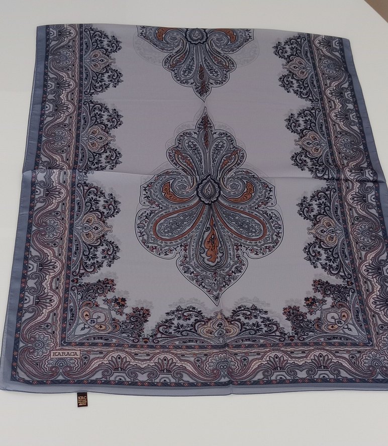 Karaca Vual İpek Şal - Görsel 5