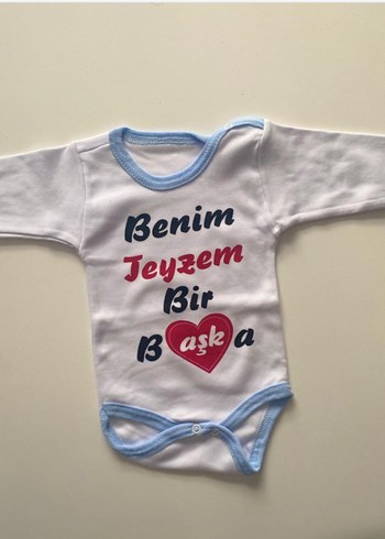 Baskılı Kısa Kollu Bebek Zıbın - Görsel 2