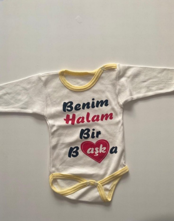 Baskılı Kısa Kollu Bebek Zıbın - Görsel 3