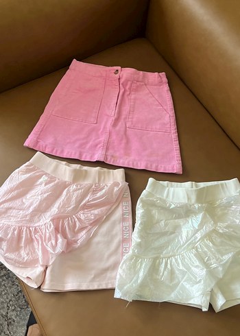 Pembe Fırfırlı Kız cocuk Eteği - Görsel 7