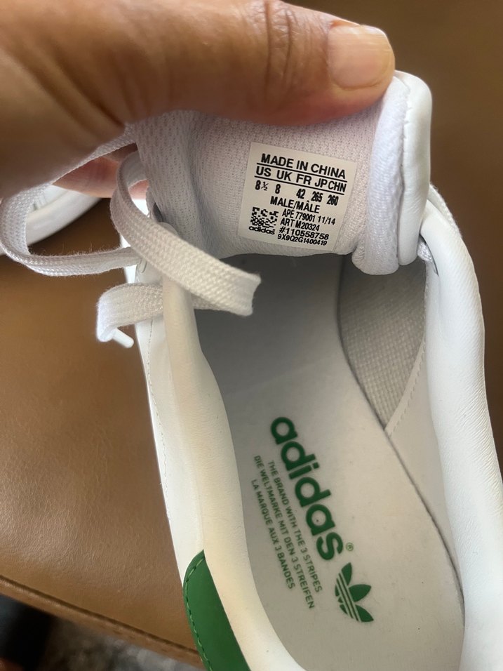 Beyaz Adidas Stan Smith erkek Spor Ayakkabı - Görsel 4