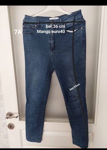 Mango 2 Adet Kadın Kot Pantolon