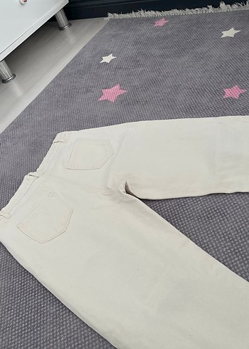 xl Beden beyaz Renk güzel ispanyol paça