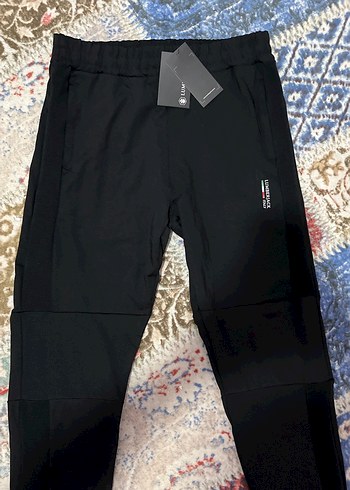 l Beden Siyah Fermuarlı Erkek Outdoor Eşofman Altı