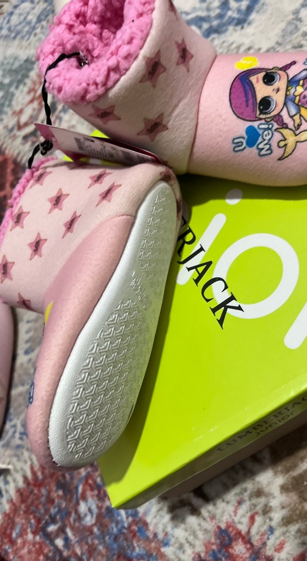 Kız Çocuk Pembe Pop Kültür Sıcak Terlik28-29 - Görsel 3