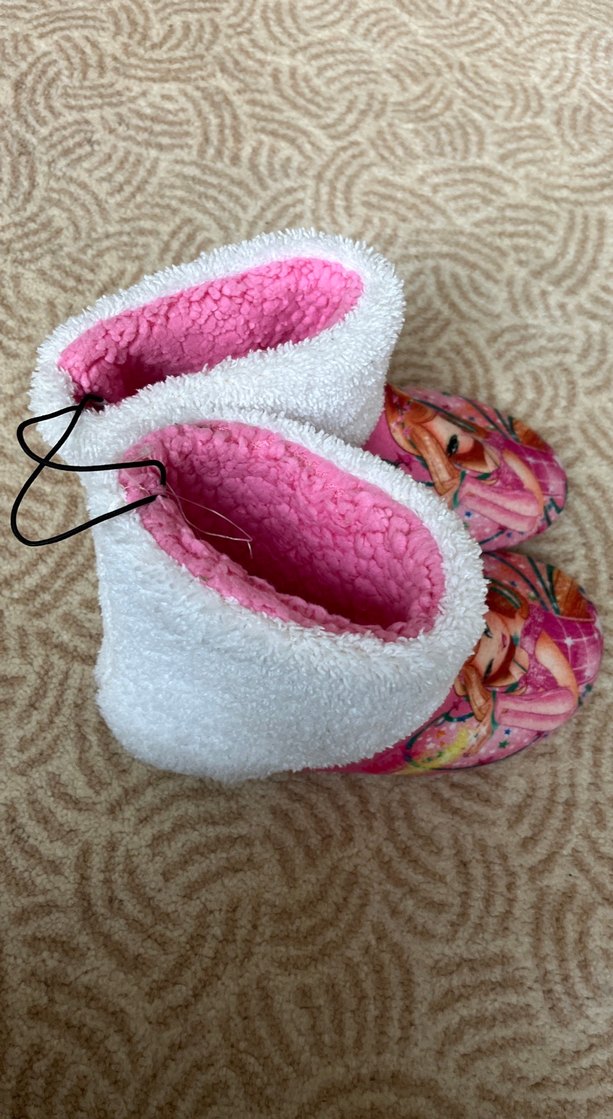 BARBİ BEBEKLİ İÇİ DIŞI YÜN PANDUF MÜKEMMEL MODEL 37 numara - Görsel 2