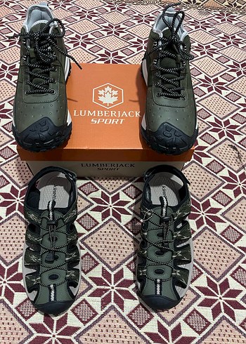 Süper ikili42 numaraWATERPROOF ayakkabı ve süper renk sandalet - Görsel 3