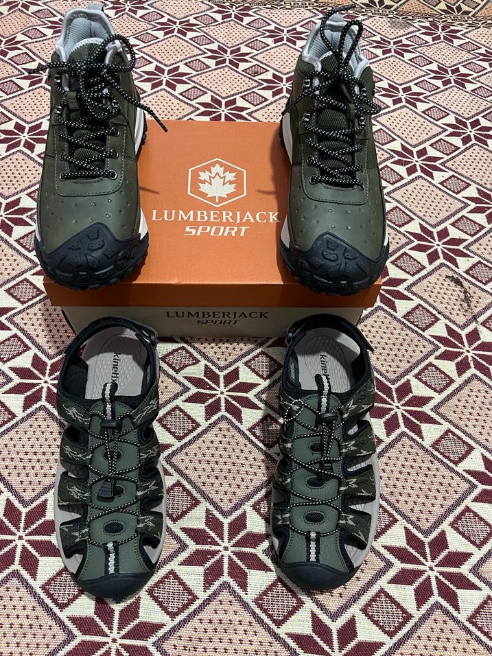 Süper ikili42 numaraWATERPROOF ayakkabı ve süper renk sandalet - Görsel 3