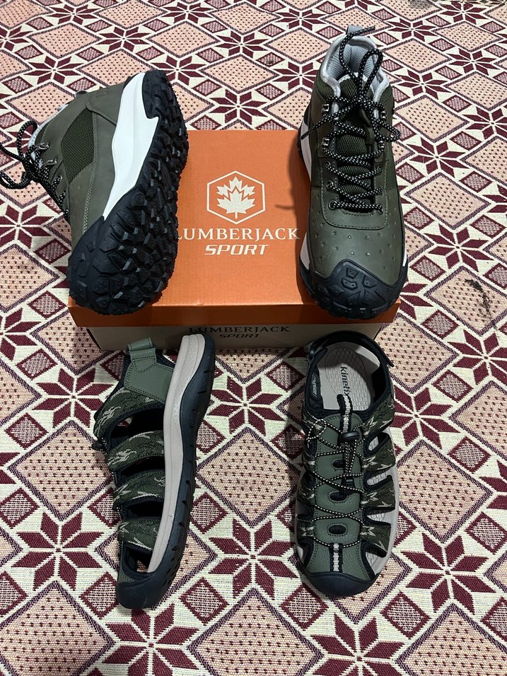 Süper ikili42 numaraWATERPROOF ayakkabı ve süper renk sandalet - Görsel 2