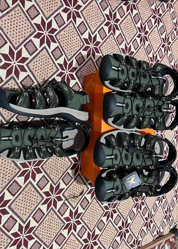 Askeri yeşil SÜPER MODEL SANDALET SÜPER ürün 42 numara - Görsel 3