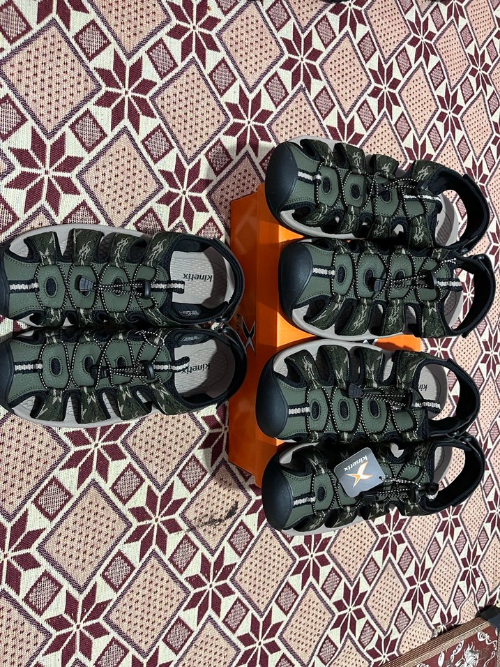 Askeri yeşil SÜPER MODEL SANDALET SÜPER ürün 42 numara - Görsel 2