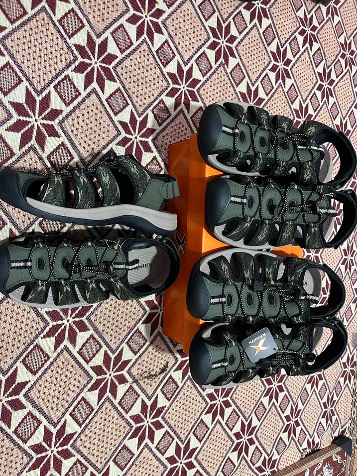 Askeri yeşil SÜPER MODEL SANDALET SÜPER ürün 42 numara - Görsel 3