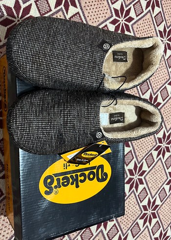 Desenli Erkek Ev Terliği DOCKERS41 numara SÜPER MODEL - Görsel 2