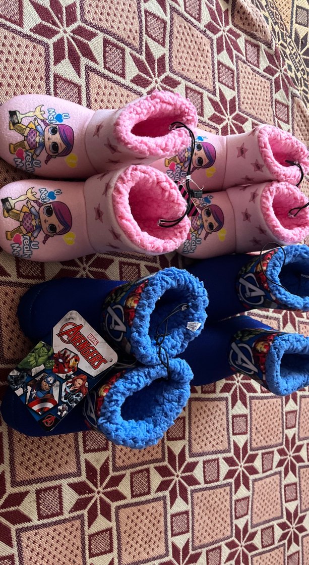 Renkli Nakışlı Kız Çocuk Sıcak Terliksüper modeller24-25 olur - Görsel 2