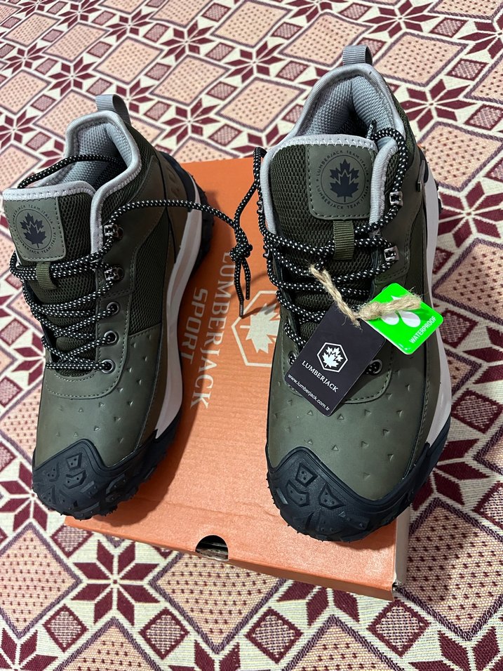 LUMBERJACK-WATERPROFKamuflaj Desenli Kahverengi Outdoor Ayakkab - Görsel 3