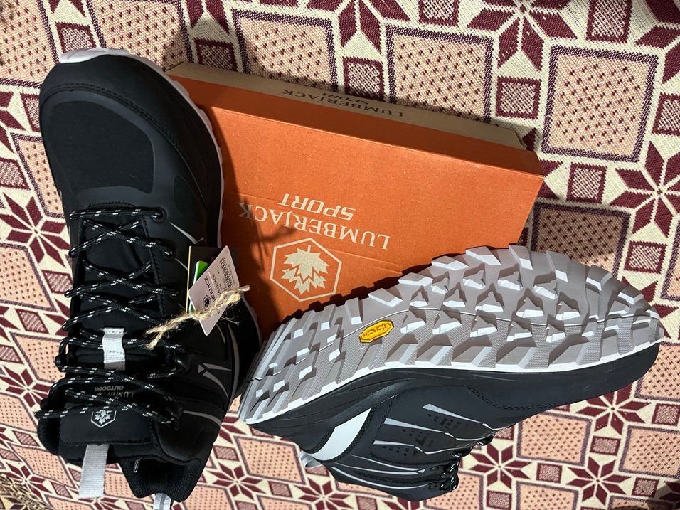 Siyah Yılan Desenli OutdoorLUMBERJACKWATERPROOF43 numara  - Görsel 4