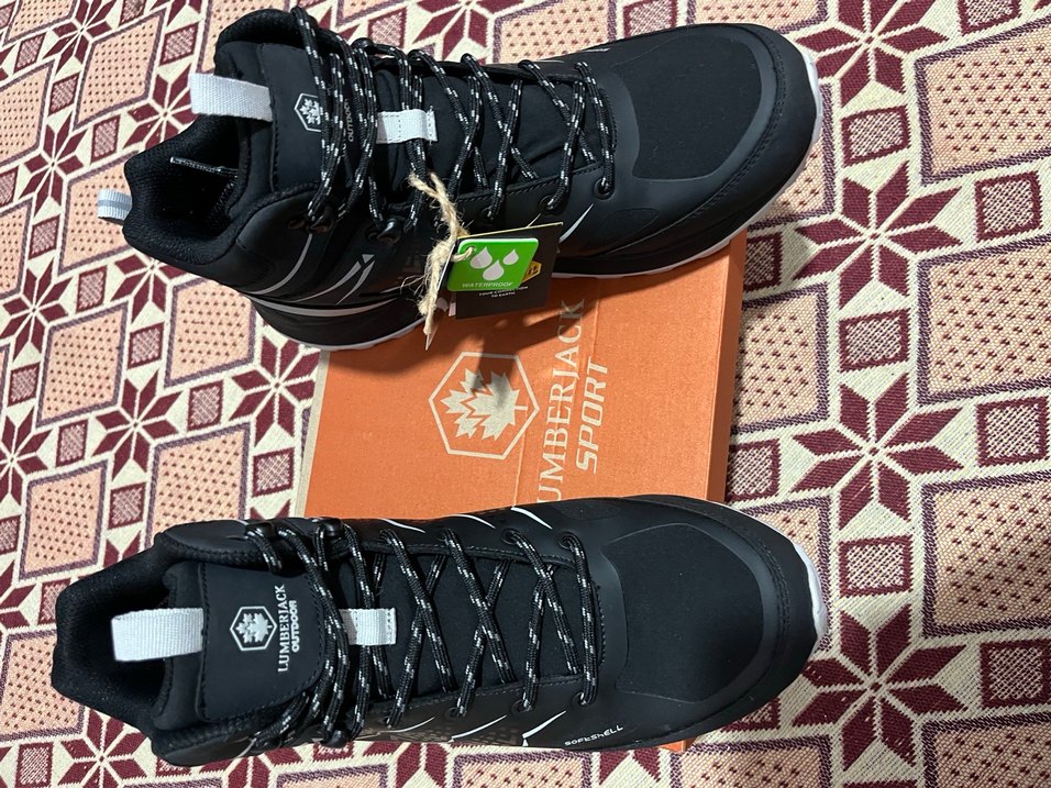 Siyah Yılan Desenli OutdoorLUMBERJACKWATERPROOF43 numara  - Görsel 2