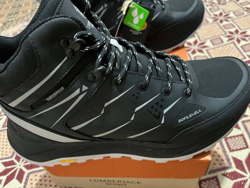 Siyah Yılan Desenli OutdoorLUMBERJACKWATERPROOF43 numara  - Görsel 3