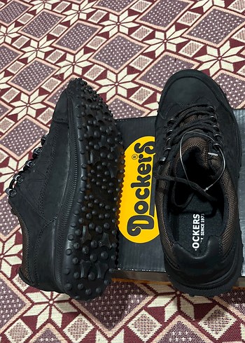 DOCKERS41süper kaymaz taban Siyah Tokalı Erkek Outdoor Ayakkab - Görsel 5
