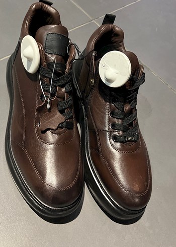 İNCİmarka45Kahverengi Erkek Ayakkabı Bağcıkları100/100 deri - Görsel 2