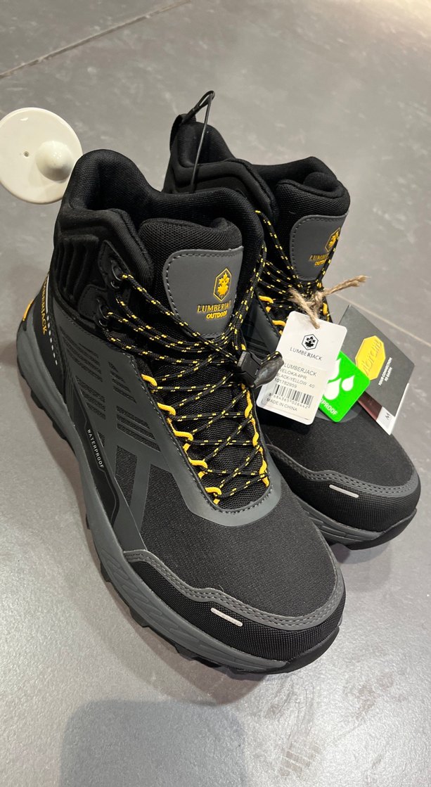 Sarı Siyah Lumberjack waterproof Outdoor Erkek Ayakkabı40-45 - Görsel 2