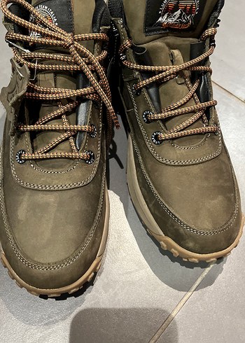 LUMBERJACK42 Kamuflaj Desenli 100/100 deri  Outdoor Ayakkabı - Görsel 3