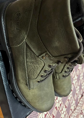 DOCKERS45Kaymaz tErkek Kahverengi Kamuflaj Bot100/100 Deri - Görsel 4