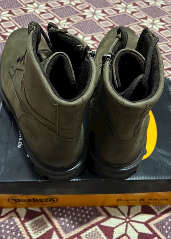 DOCKERS45Kaymaz tErkek Kahverengi Kamuflaj Bot100/100 Deri - Görsel 5