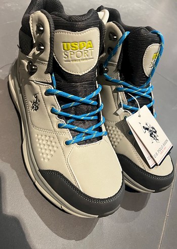 Gri U.S. Polo Assn. Erkek Bağcıkwaterproof 40-41 mevcut süper - Görsel 2