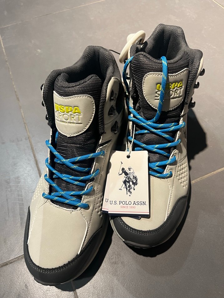 Gri U.S. Polo Assn. Erkek Bağcıkwaterproof 40-41 mevcut süper - Görsel 3