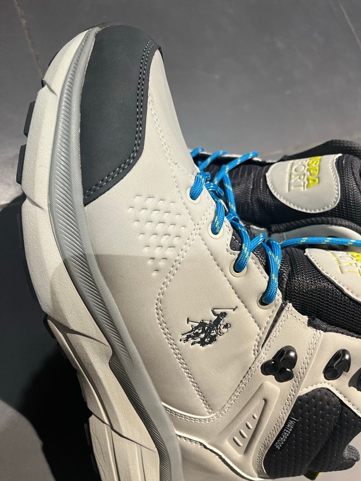 Gri U.S. Polo Assn. Erkek Bağcıkwaterproof 40-41 mevcut süper - Görsel 5