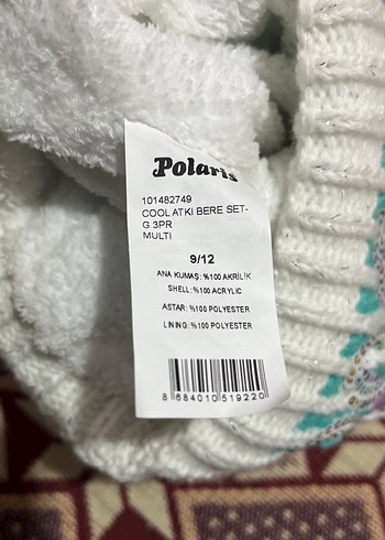 POLARİSSÜPER MODEL Örgü Bere Setiçi polarlı çokk kaliteli şık - Görsel 6